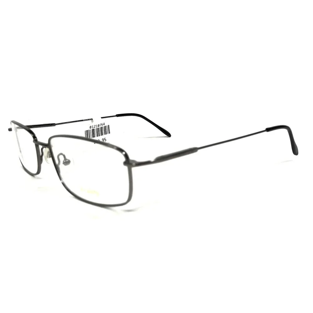 Reality R 3776 GUNMETAL Eyeglasses Frames Grey Rectangular Full Rim 55-17-145
